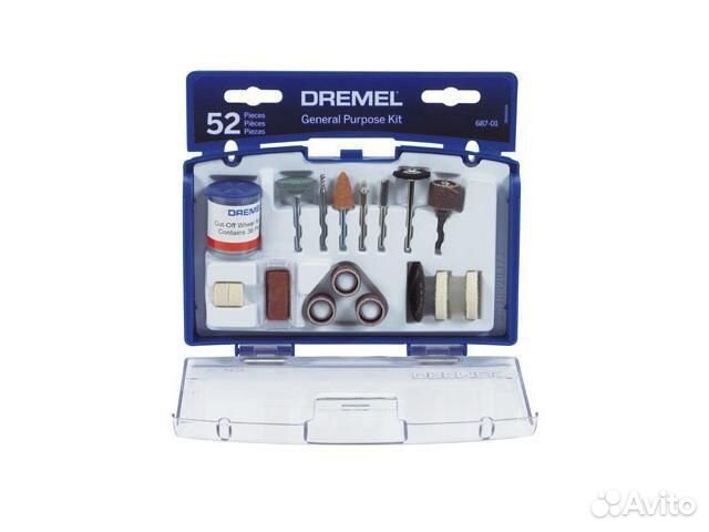 Набор оснастки для гравера dremel, 52 предмета