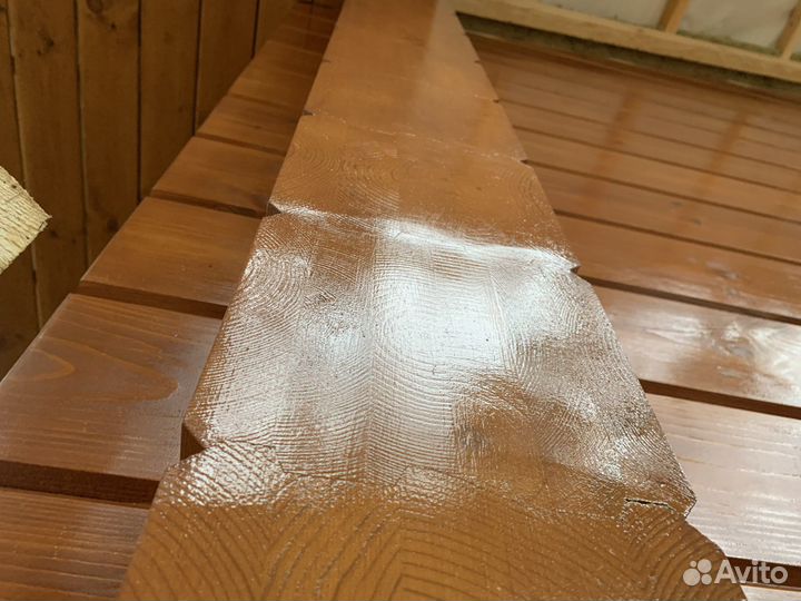 Шлифовка,покраска деревянных домов