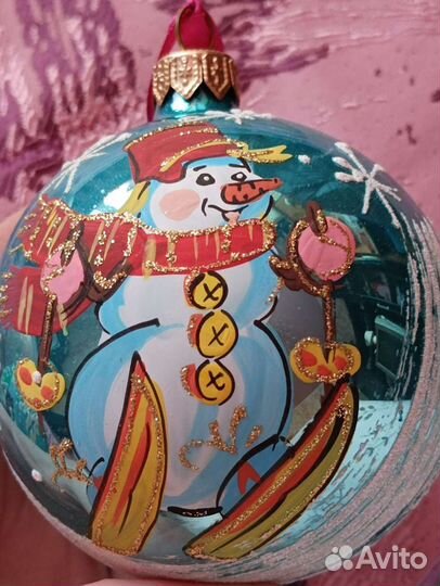 Шары на ёлку, стекло