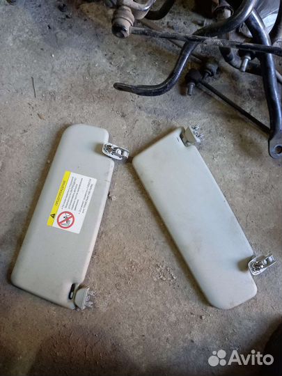 Volkswagen polo 5 солнцезащитные козырьки