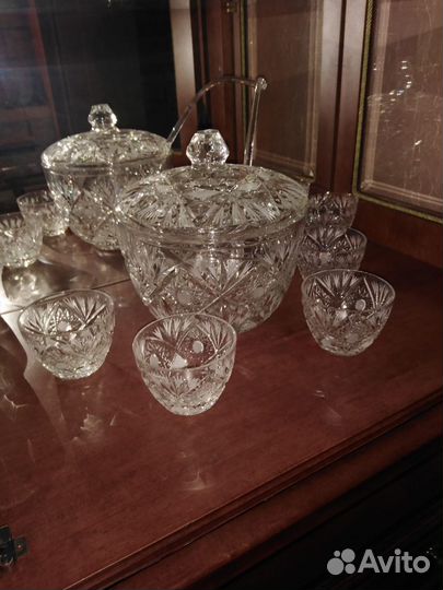 Крюшонница хрусталь