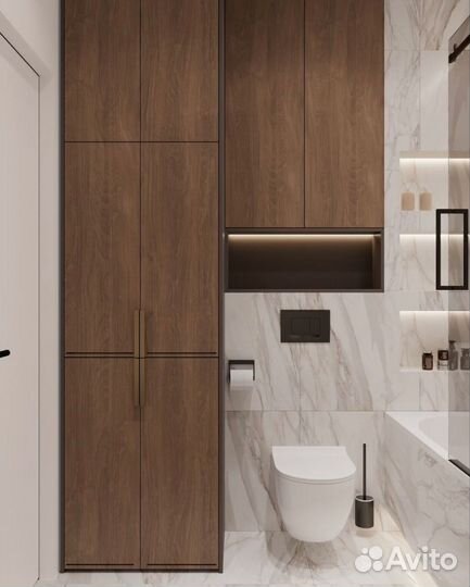 Шкаф в санузел на заказ