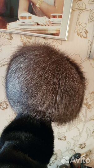 Шапка норковая женская