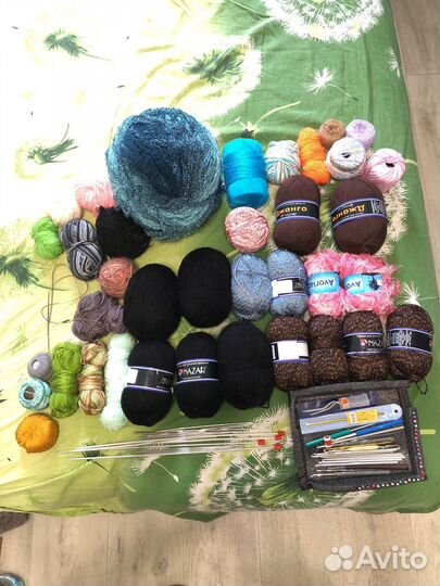 Пряжа нитки для вязания цена за все