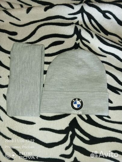 Комплект шапка и снуд