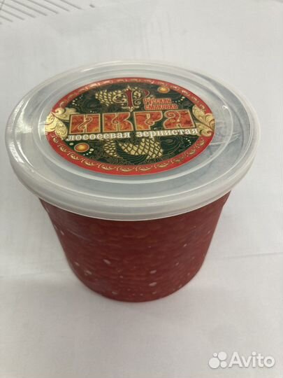 Икра красная кета, креветка