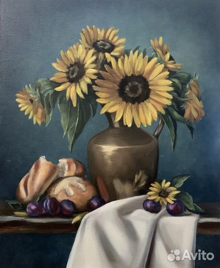 Картина маслом на холсте натюрморт