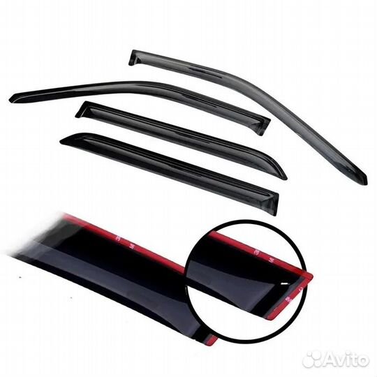 Ветровики Шевроле Каптива Дефлекторы окон