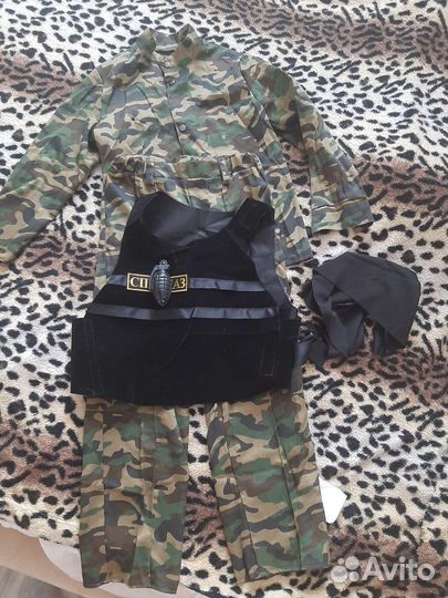 Новогодний костюм для мальчика 134р