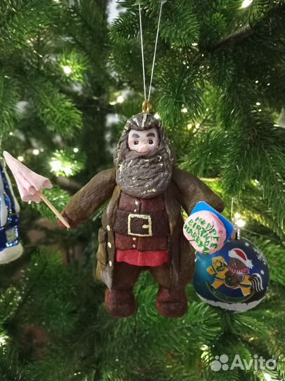 Ватные елочные игрушки