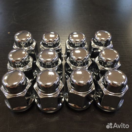 Гайка колеса закрытая хром M14*1.5