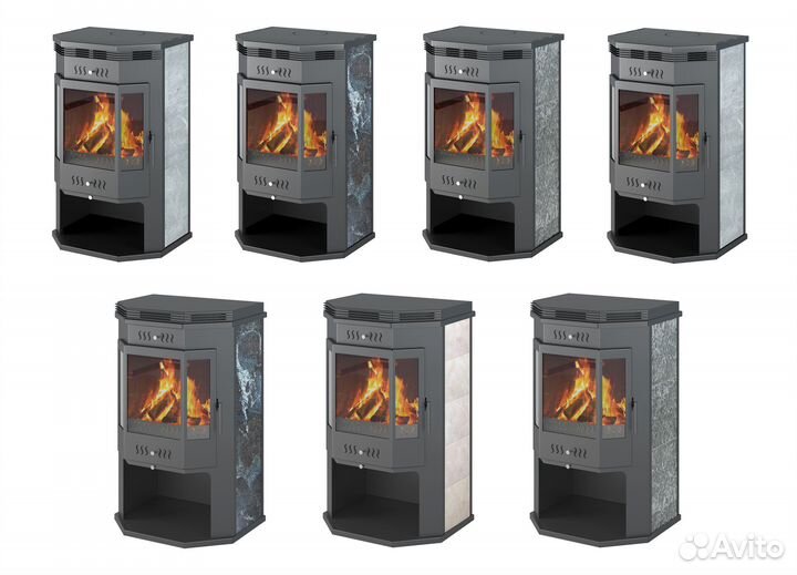 Печь-камин Aston Призматик