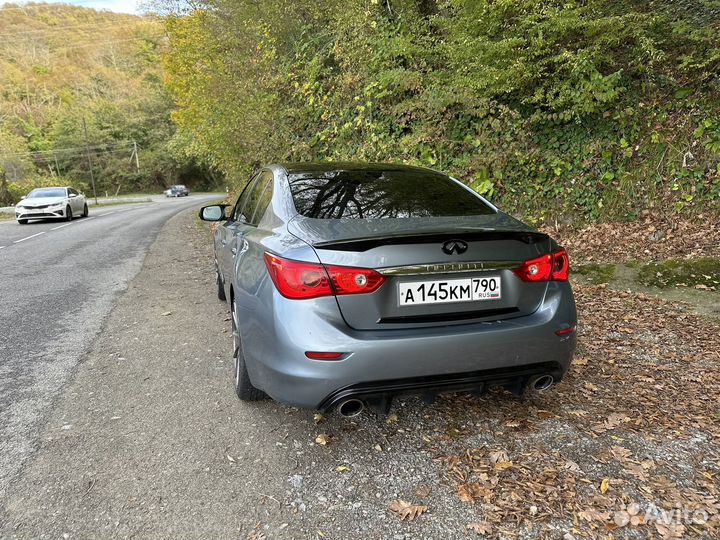 Спойлер + диффузор для Infiniti Q50