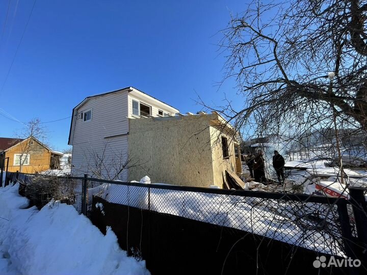 Строительство и реконструкция домов дач бань