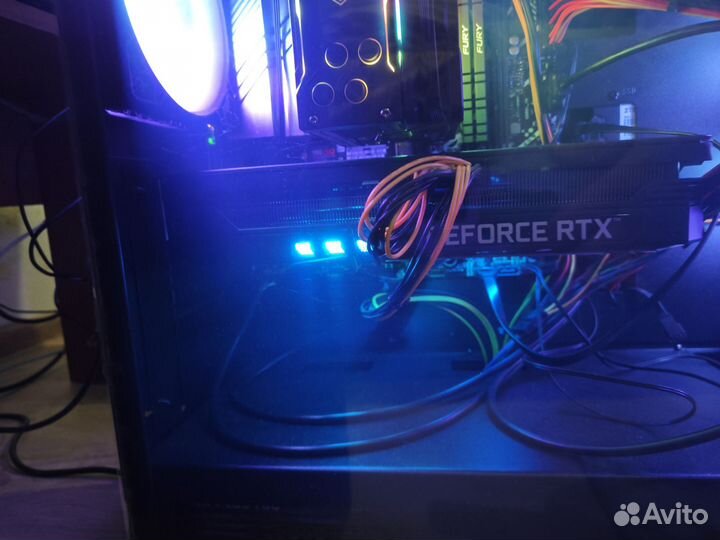 Игровой пк core i5 12600kf + rtx 4070 +монитор 24