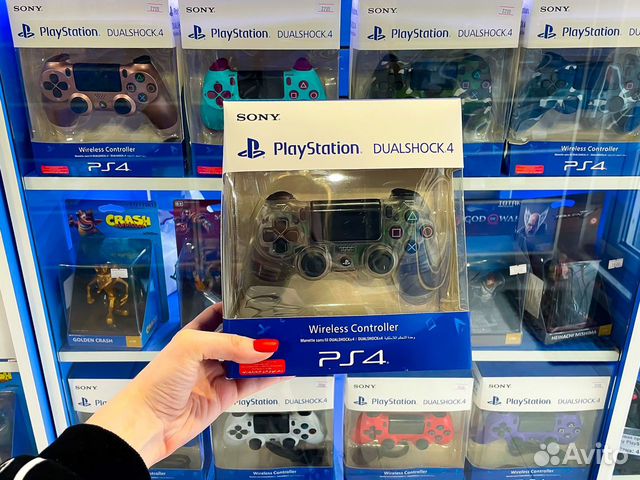 Геймпад dualshock 4 прозрачный ps4 (новый)