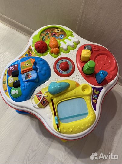 Развивающие игрушки fisher столик куб бизиборд