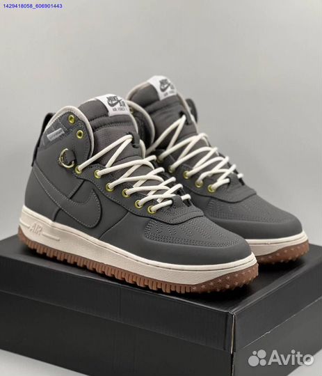 Кроссовки Nike Air Force 1 Duckboot (с мехом) (Арт.32770)