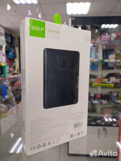 Внешний акб 10000мАч golf G80