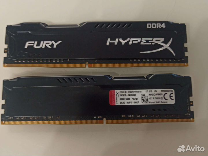 Оперативная память ddr4 4gb 2133 2 шт