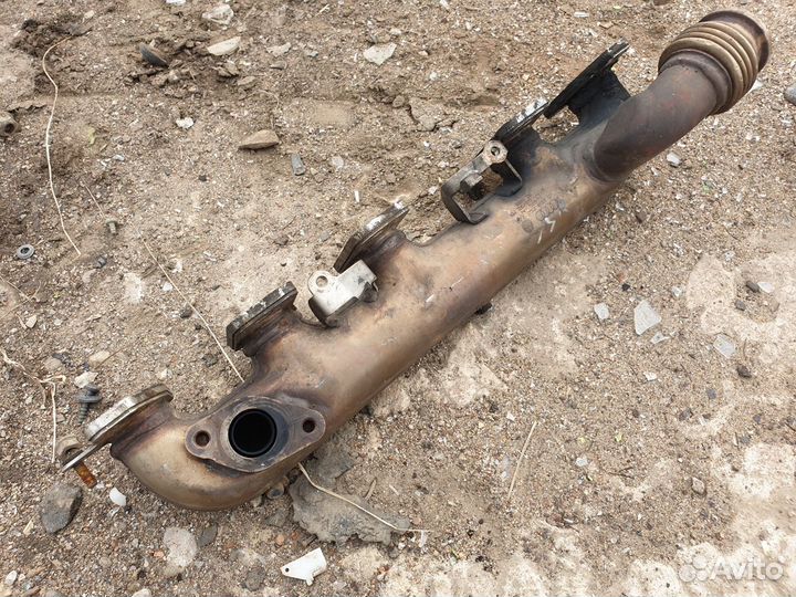 Выпускной коллектор левый vw touareg v10 tdi AYH