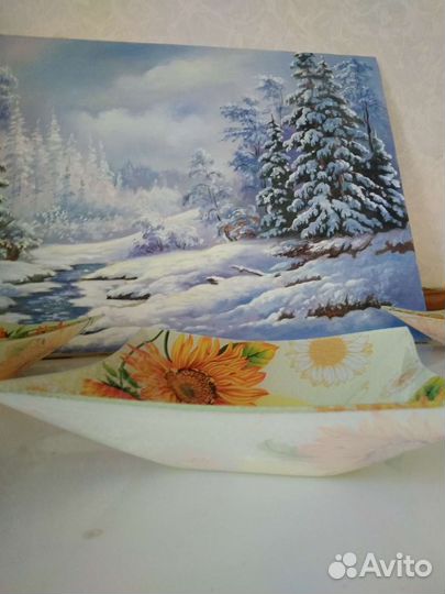 Тарелки разные