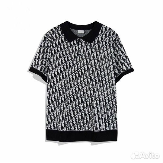 Поло Christian Dior Черное