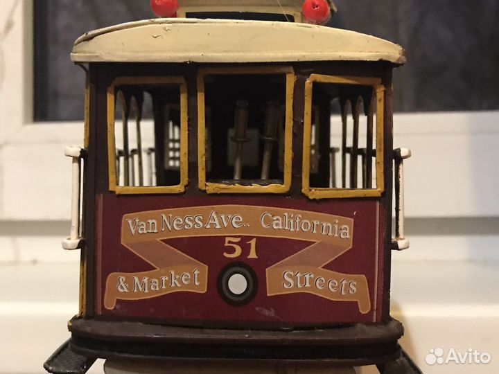 Модель канатного трамвая Сан-Франциско