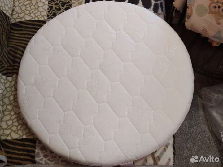 Матрац детский, круглый 75х75