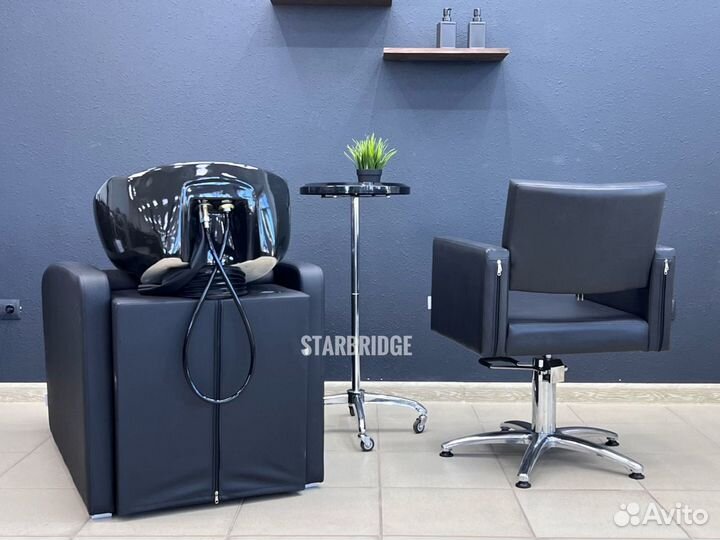 Мойка парикмахерская и кресло парикмахерское