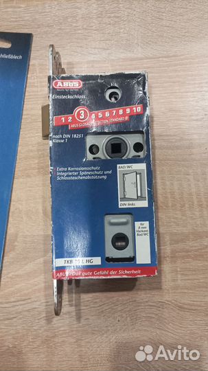 Замок дверной abus TKB 10 межкомнатный серебристый