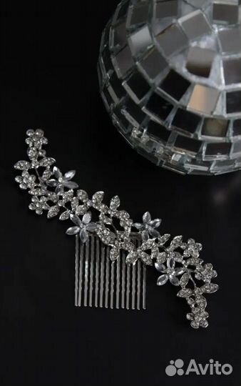 Свадебная заколкановая, гребешок