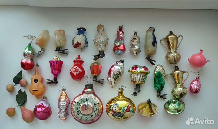 Елочные игрушки СССР