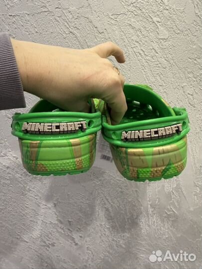 Crocs minecraft новые детские j2