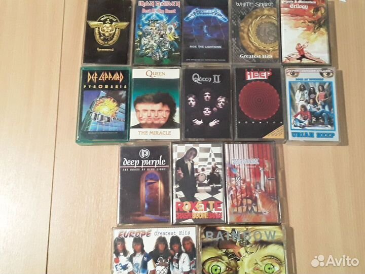 Аудиокассеты лицензионные классика рока