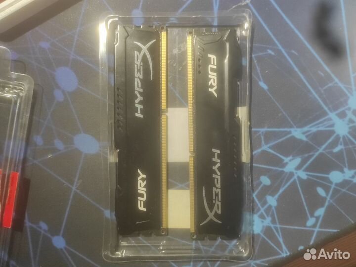 Оперативная память Hyperx fury ddr3 4x2 8 GB