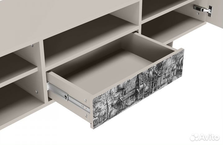 Тв-тумба T6 - Сатин - A Pond