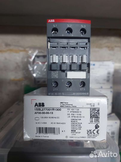Контактор ABB AF30-30-00-13