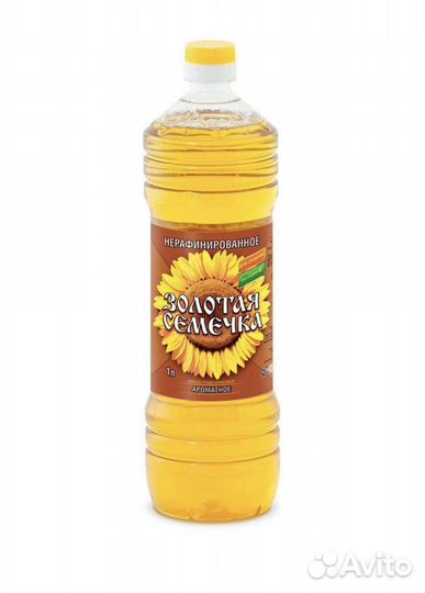 Масло подсолнечное нераф 1л