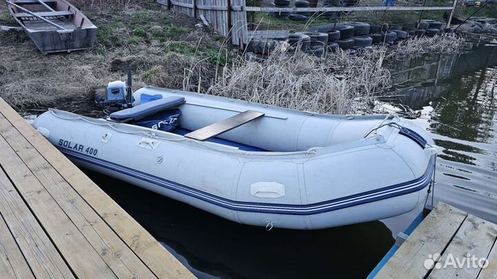 Лодка solar с мотором Yamaha