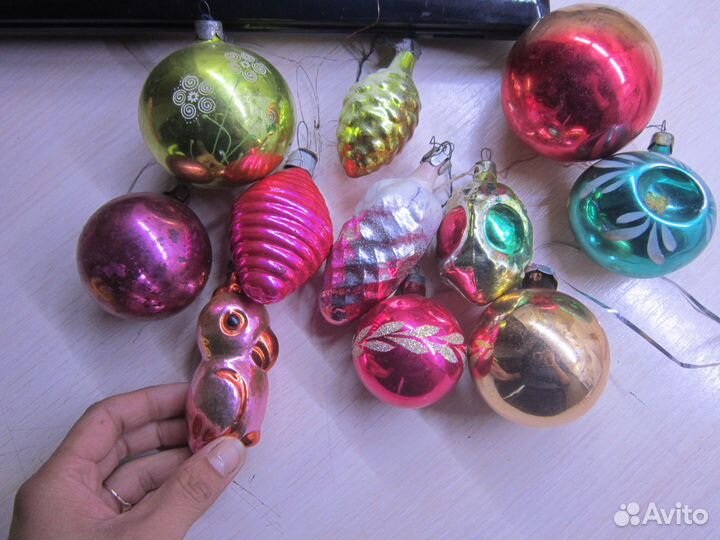Ёлочные игрушки СССР и гдр
