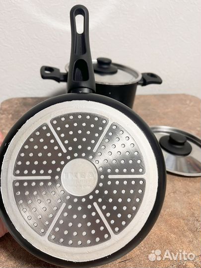 Кастрюля и ковшик IKEA hemlagad