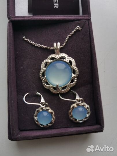 Набор кулон и серьги