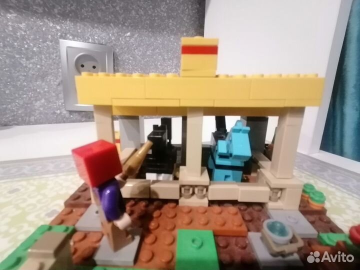 Lego майнкрафт конюшня