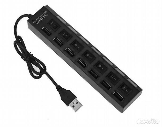 USB хаб 2.0 на 7 портов