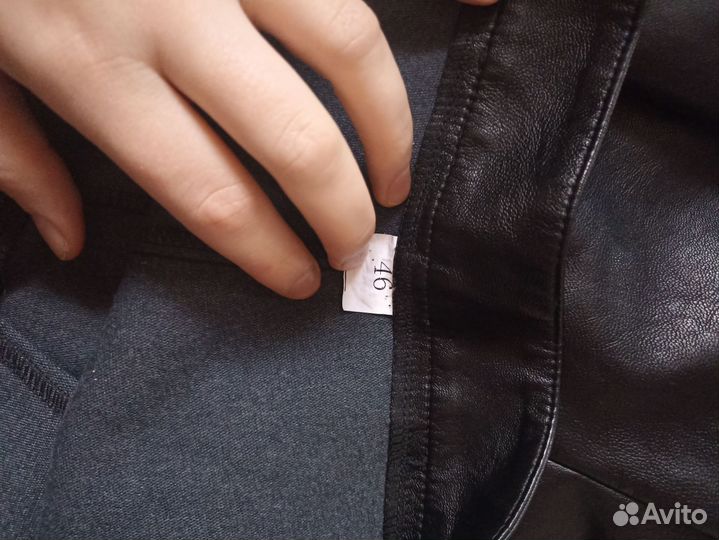 Шорты женские кожаные