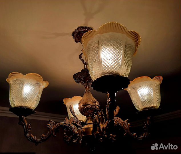 Бронза люстра СССР