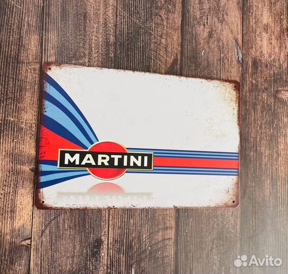 Декор на стену табличка Martini Racing team