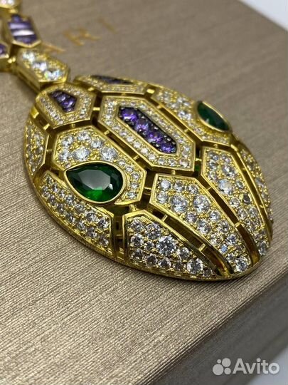 Колье bvlgari serpenti