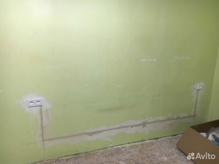 Перенос розеток, штробление с пылеудалением